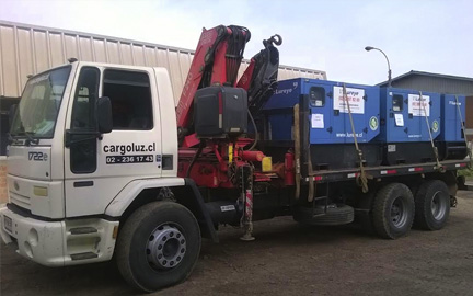 Arriendo de camiones pluma